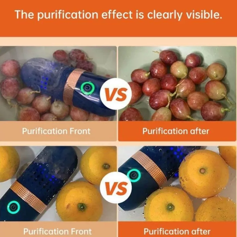 The Culinary Kit Küche & Esszimmer-Tragbares Gemüsedesinfektionsmittel - Desinfektionskapsel für die Lebensmittelsicherheit