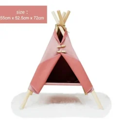 Decor Haustierzubehör|Haustierbetten-Tragbares Haustierbettzelt – gemütlicher Reiseunterschlupf für Katzen und Hunde