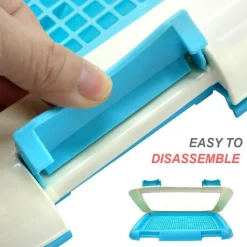 Furendo Haustierzubehör|Reinigungswerkzeuge Für Haustiere-Tragbares Hundetoilettentablett – Indoor-Toilettentrainer für Haustiere