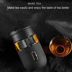 Adventure Basecamp Camping-Werkzeuge|Camping Im Freien-Tragbares japanisches Tee-Ei – Elegantes Aufbrühgerät für unterwegs