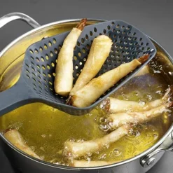 The Decor Haven Küche & Esszimmer-Tragbares Küchensieb – Abtropfwerkzeug zum Kochen