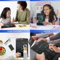 The Decor Haven Babyspielzeug-Tragbares LCD-Schreibtablett – Ultradünnes Zeichenpad für Kinder