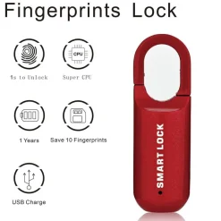 Trail Tech Outdoor-Artikel|Outdoor-Gadgets-Tragbares Mini-Diebstahlschutzschloss – Smart-Touch-Sicherheitsgerät