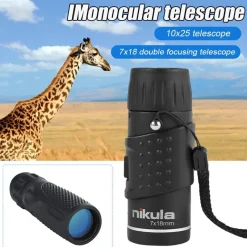 The Outdoor Vault Outdoor & Garten|Heimwerkzeuge-Tragbares Mini-Monokular-Teleskop – Ideal für Camping und Outdoor