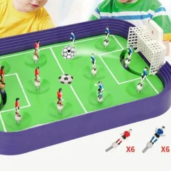 The Decor Haven Babyspielzeug-Tragbares Mini-Tischfußballspiel – Lustige Indoor-Sportaktivität
