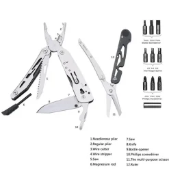 The Outdoor Vault Camping-Werkzeuge|Outdoor-Artikel-Tragbares Multifunktionswerkzeug – Kompaktes Camping-Notfallwerkzeug