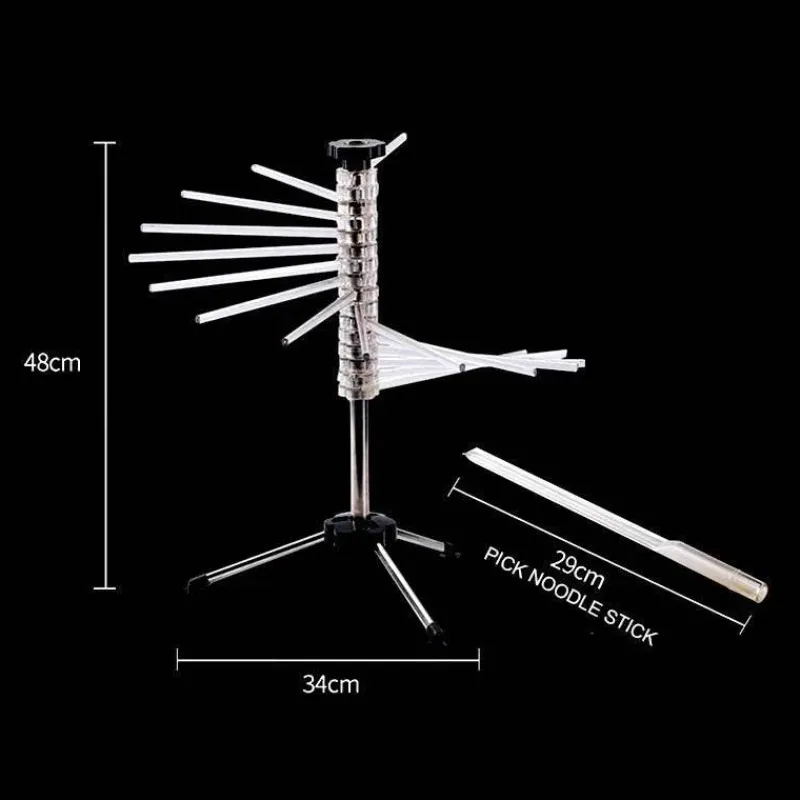 Tom Küche & Esszimmer-Tragbares Nudeltrocknergestell – Nudel-Trockengerät zum Aufhängen