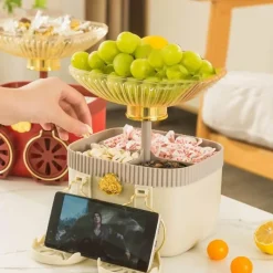 Wild u0026 Free Gear Autozubehör|Automobilindustrie-Tragbares Reisetablett - Getränkehalter-Aufbewahrungsbox für die Armlehne des Autos