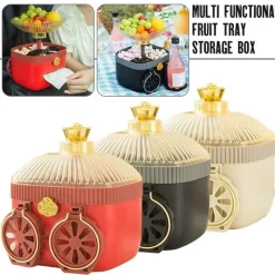 Wild u0026 Free Gear Autozubehör|Automobilindustrie-Tragbares Reisetablett - Getränkehalter-Aufbewahrungsbox für die Armlehne des Autos