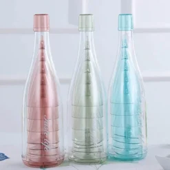 Trail u0026 Beyond Camping-Werkzeuge|Camping Im Freien-Tragbares Reise-Weinglas-Set – zusammenklappbare Flasche und Gläser