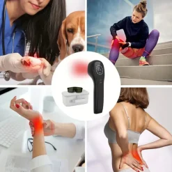 PureGlow Frauenpflege|Körperpflege-Tragbares Rotlichttherapiegerät – Verbesserte Infrarot-LED zur Muskel- und Gelenkentspannung