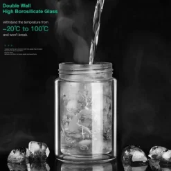 Cup Couture Küche & Esszimmer-Tragbares Tee-Ei – praktisches Aufbrühgerät aus Glas für Teeliebhaber