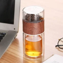 Cup Couture Küche & Esszimmer-Tragbares Tee-Ei – praktisches Aufbrühgerät aus Glas für Teeliebhaber