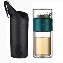 Cup Couture Küche & Esszimmer-Tragbares Tee-Ei – praktisches Aufbrühgerät aus Glas für Teeliebhaber