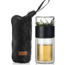 Cup Couture Küche & Esszimmer-Tragbares Tee-Ei – praktisches Aufbrühgerät aus Glas für Teeliebhaber