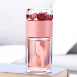 Cup Couture Küche & Esszimmer-Tragbares Tee-Ei – praktisches Aufbrühgerät aus Glas für Teeliebhaber