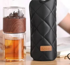 Cup Couture Küche & Esszimmer-Tragbares Tee-Ei – praktisches Aufbrühgerät aus Glas für Teeliebhaber