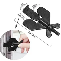 Roam Ready Heimwerkzeuge|Outdoor-Artikel-Tragbares Türstopperschloss – Sicherheitsgerät für unterwegs