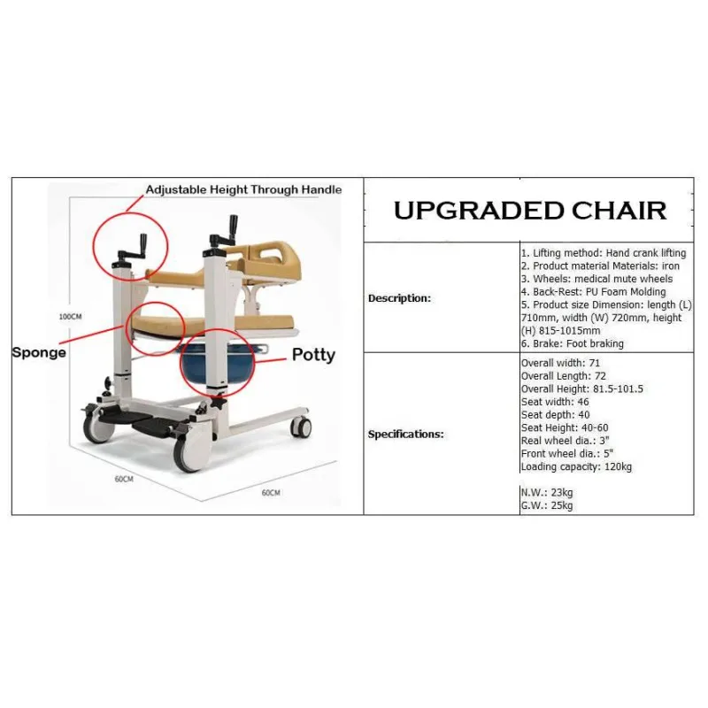 The Relaxation Nook Mobilitäts- Und Support-Tools|Gesundheits-Gadgets-Transferlift für Senioren – Rollstuhlhilfe für Patienten