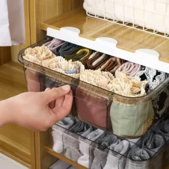 Cozy Living Möbel-Transparent Clothes Organizer - Wardrobe Storage Solution