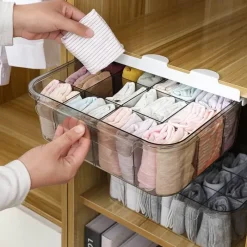 Cozy Living Möbel-Transparent Clothes Organizer - Wardrobe Storage Solution