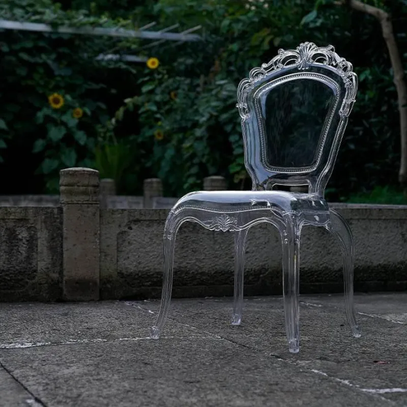 Cozy Living Möbel-Transparent Nordic Dining Chair - Modern Durable Design