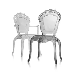 Cozy Living Möbel-Transparent Nordic Dining Chair - Modern Durable Design