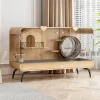 Cozy Living Möbel-Transparent Wood Pet House - Dreamscape Panoramic Design