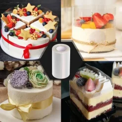 Tom Küche & Esszimmer-Transparente Acetat-Kuchenfolie für die Präsentation der Mousse-Dekoration