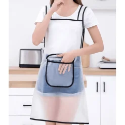 The Culinary Kit Küche & Esszimmer-Transparente, wasserdichte Kochschürze – Küchen-Kochzubehör