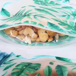 Space Savvy Küche & Esszimmer-Transparente, wiederverwendbare Aufbewahrungsbeutel – Umweltfreundliche Glas-Organizer