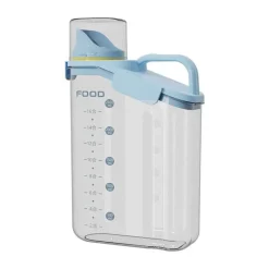 Signature Spaces Küche & Esszimmer-Transparenter Lebensmittelaufbewahrungsspender - Messbehälter für den Küchengebrauch