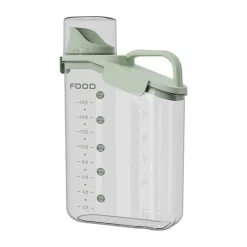 Signature Spaces Küche & Esszimmer-Transparenter Lebensmittelaufbewahrungsspender - Messbehälter für den Küchengebrauch