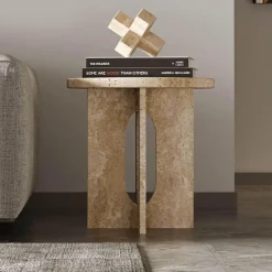 The Lounge Loft Möbel-Beistelltisch - Eleganter Beistelltisch aus Naturstein