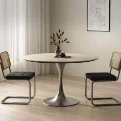 The Lounge Loft Möbel-Travertin Esstisch - Eleganter Natursteintisch