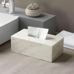 Serene Splash Badezimmer-Travertine Tiles - Elegant Natural Stone Flooring