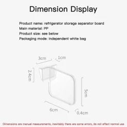Space Savvy Küche & Esszimmer-Trennwand für Kühlschrankaufbewahrung