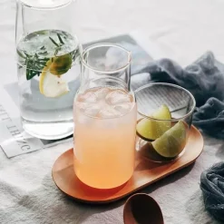 Tom Küche & Esszimmer-Trinkgläser aus Borosilikatglas – Trinkgeschirr-Set für kalte Getränke