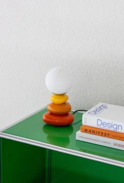 The Gilded Nest Beleuchtung|Wohndeko-Triple Gourd Ceramic Table Lamp with 3 Light Modes