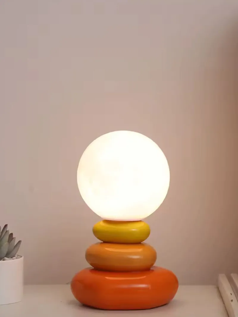 The Gilded Nest Beleuchtung|Wohndeko-Triple Gourd Ceramic Table Lamp with 3 Light Modes