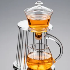 The Decor Haven Küche & Esszimmer-Türkische hitzebeständige Glasteekanne – Klassischer Teebereiter