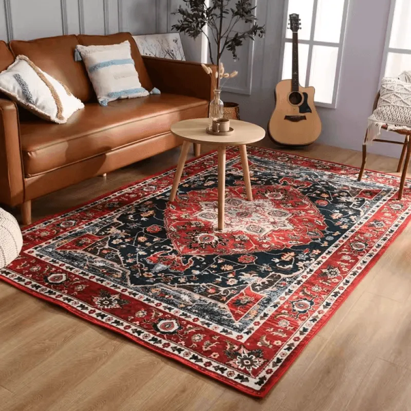 Warm Weaves Boden & Teppiche-Türkischer Vintage-Teppich – Retro-Bodendekor