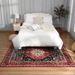 Warm Weaves Boden & Teppiche-Türkischer Vintage-Teppich – Retro-Bodendekor