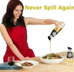 The Culinary Kit Küche & Esszimmer-Tropffreies Olivenölspender-Set – 2er-Pack Küchenwerkzeug