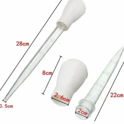 Tom Küche & Esszimmer-Tropfpumpe für Soßen und Öl – Küchenwerkzeug mit Silikonkopf zum Grillen