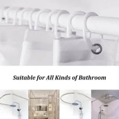 Aqua Essence Badezimmer-Tropical Beach Shower Curtain - Santa Maria Bathroom Decor