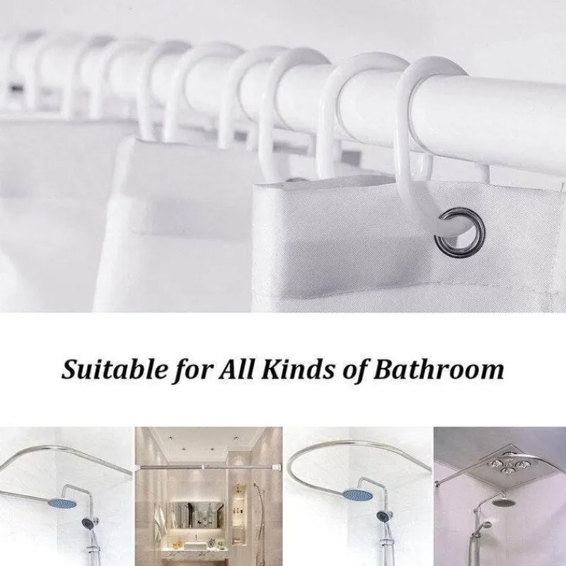 Aqua Essence Badezimmer-Tropical Beach Shower Curtain - Santa Maria Bathroom Decor