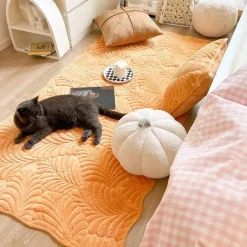 Warm Weaves Boden & Teppiche-Tropischer Bananenblatt-Teppich – Stilvoller dekorativer Akzent für Ihr Zuhause