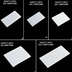 Comfort u0026 Style Gadgets Für Zuhause-Türstopper-Pads aus Silikon für Schränke – selbstklebender Möbelschutz