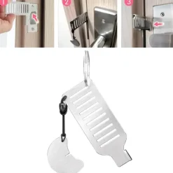Comfort u0026 Style Gadgets Für Zuhause-Türstopperschloss aus Edelstahl – Sicherheitsvorrichtung gegen Diebstahl
